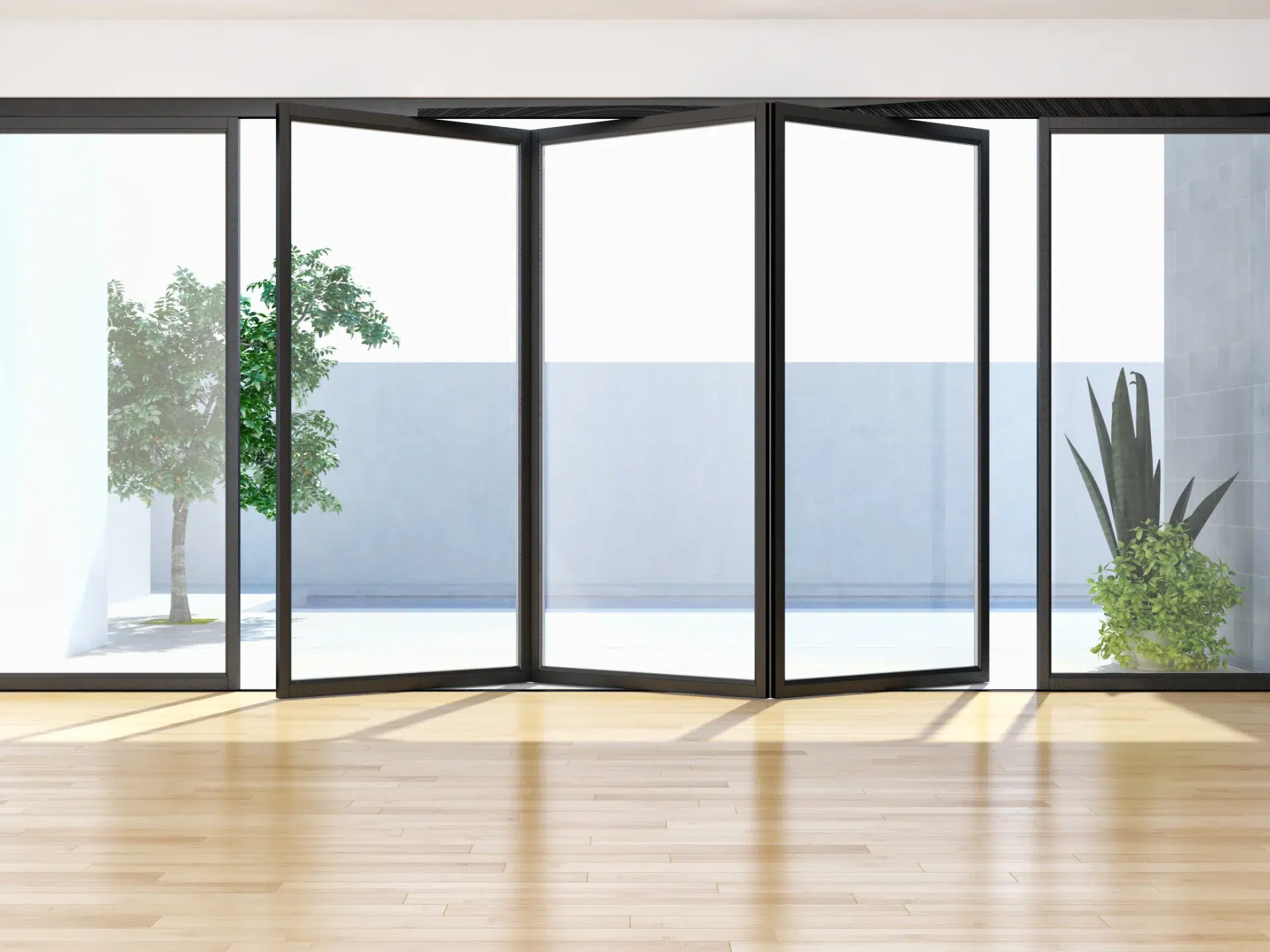 VLX 100 Bifold / Folding Door in Jacksonville, FL | Lightwell Windows Jacksonville - detail 1