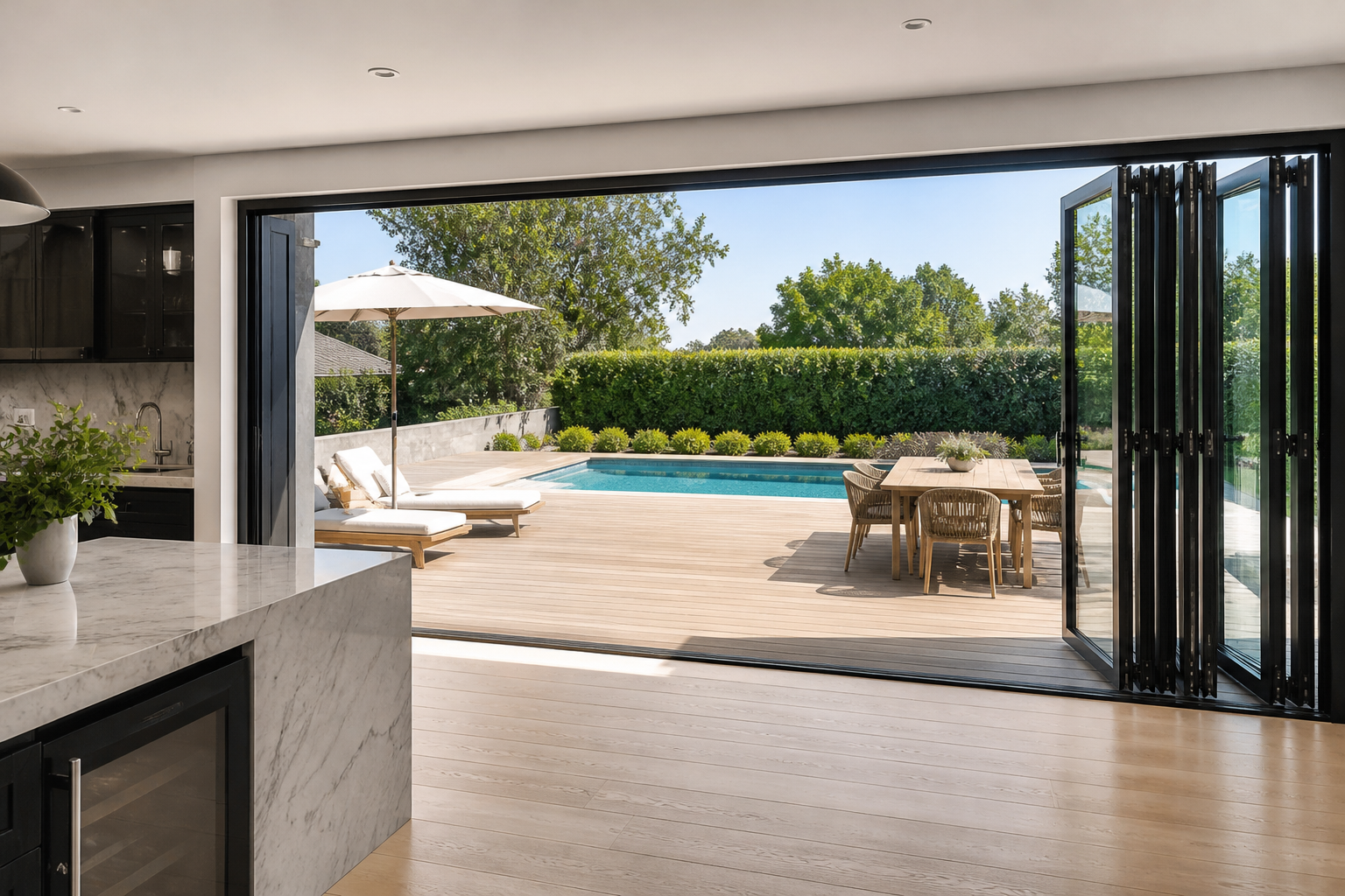 VLX 100 Bifold / Folding Door in Jacksonville, FL | Lightwell Windows Jacksonville - detail 4