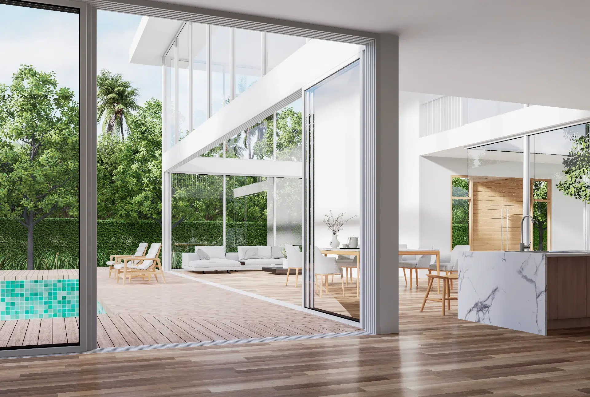 VLX 138 Panoramic Sliding Door in Jacksonville, FL | Lightwell Windows Jacksonville - detail 1