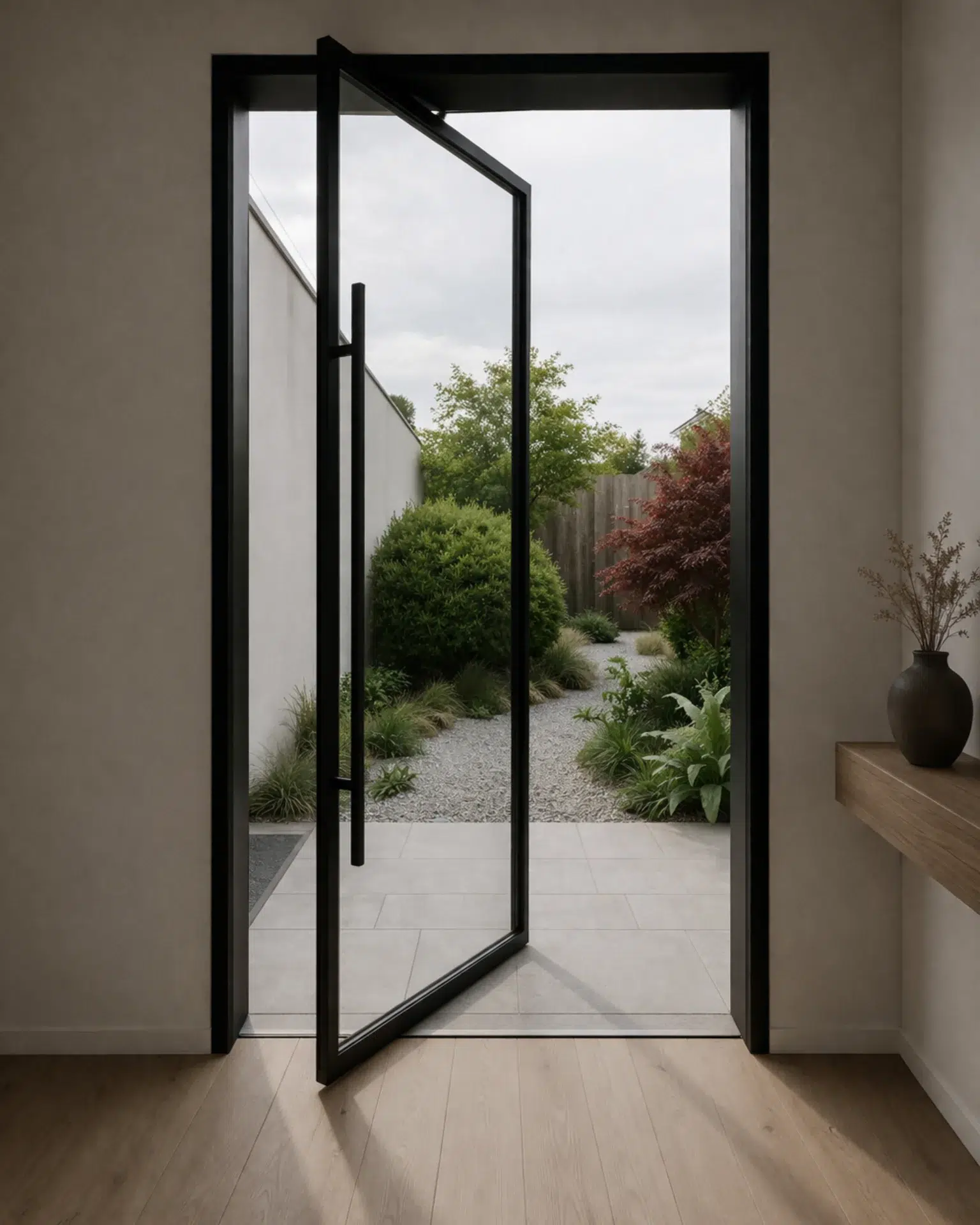 VLX 100 Pivot Door in Jacksonville, FL | Lightwell Windows Jacksonville - detail 1